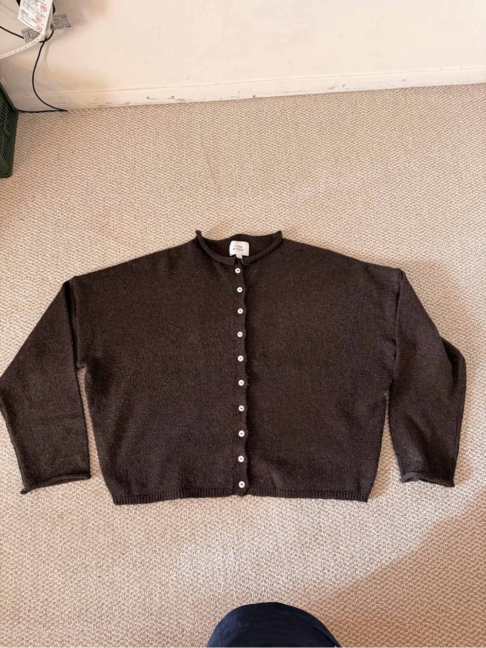 Things Between Brown Cardigan
